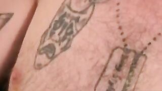 Men's Room Solo Jack Off Session with Big Load