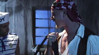 Threesome Frenzy - Three Hunks Fucking A Sexually Hungry Blonde