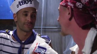 Threesome Frenzy - Three Hunks Fucking A Sexually Hungry Blonde