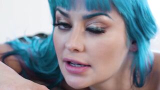 Stunner-JewelzBlu" - Black Stud's Big Thrust Fills White Pussy & Mouth!