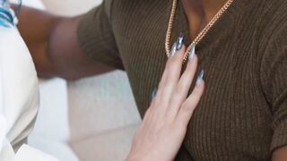 Stunner-JewelzBlu" - Black Stud's Big Thrust Fills White Pussy & Mouth!