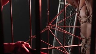 BDSM Bondage Slave Training with Clippers - Domination of Jake Water's & David Strom
