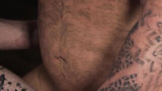 Bald Dominant Gunner Stones Submissive Slave Training - Extreme Bondage & Fisting