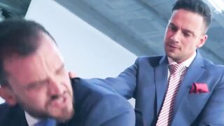 Damon Hearts Rough Throat Fuck Session with Huge Load on Face