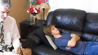 Teenage Brat Gets A Lesson In Ball-Wedging And Submission