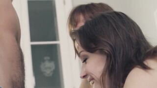 Teen Anal Drillers: Ass-Fucking Twins with Giant Boobs in This Hardcore Threesome