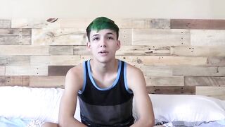 Skinny Twink's Solo Masturbation Journey To Orgasm