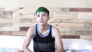 Skinny Twink's Solo Masturbation Journey To Orgasm