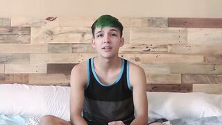 Skinny Twink's Solo Masturbation Journey To Orgasm