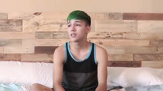 Skinny Twink's Solo Masturbation Journey To Orgasm