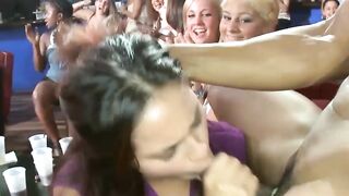 Amateur Strip Club Orgy - Group Sex Party with Big Boobs
