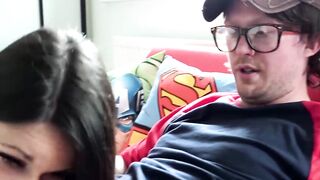 Nerdy Girl Gives Blow Job Like A Pro In This Erotic Porn Video