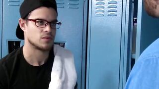 Hardcore Anal Threesome - Pounded Ass by Older Man with Young Hunks