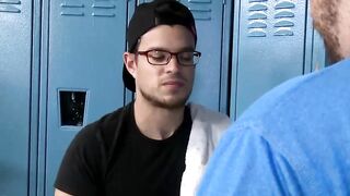 Hardcore Anal Threesome - Pounded Ass by Older Man with Young Hunks