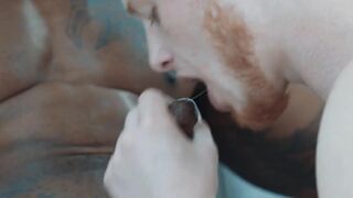 Monster Dick Rimjob & Anal Threesome with Gingers