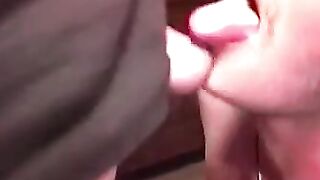 Amateur Blonde Babe Sucks Huge Dick & Jerk Off For A Big Load