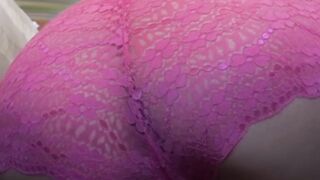 Explosive Butt Puffing - Bizarre Fart Girl in Lingerie