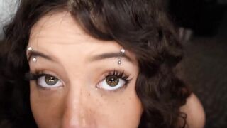 Step-Daughter's Hot Mouth & Hands Wrap Around Stepfather's Hard Dick - Nicola Vega