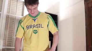 Twinks Ass-Fucking Passionately - Anal Sex With Huge Load Of Sperm On Belly