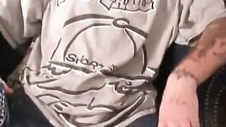 Rugged Stud MasturbaTES And Covers Himself In Hot Load