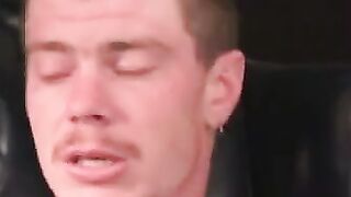 Rugged Stud MasturbaTES And Covers Himself In Hot Load