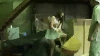 Hot Blonde Babe Gets Fucked Hard By A Hunk In His Office