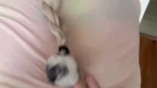 Blond Bombshell Gives A Wild Morning-Blast Oral Job On The Table