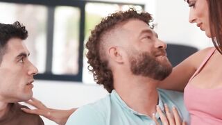 Audrey Reed's Throat Fucked Hard - Big Dick Double Penetration Pornstar