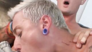 Emotional Anal Threesome With Big Dick Twink Puppies