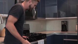 Step-Daddy Fucks Twinks Ass Raw in Doggy Style