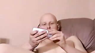 Jason Stroking Iron Hard Dick - Live Cam Show with Shrunken Balls