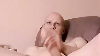 Jason Stroking Iron Hard Dick - Live Cam Show with Shrunken Balls
