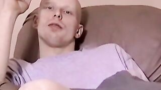 Jason Stroking Iron Hard Dick - Live Cam Show with Shrunken Balls