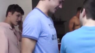 Fraternity Bros Pound Hardcore Anal Sex with Hunk Older Guy