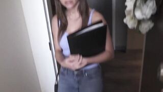 Hairy Panties Up Close - Tutoring Student Gets A Lesson In Deep Anal Sex