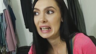 Anal Teen Step-Sister Marley Brinks Gets Ass Fucked Before Eating His Load