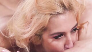 Lesbian Panties Wetting Scene - April O'Neil Loves Eating Out Casey Calverts Soft Puss