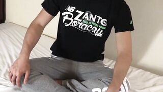 Asian Hunk Masturbates With Finger Ass Play - Close-Up View