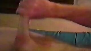 Hairiest Guy Ever - Old Man's Beard Strokes His Hard Prick