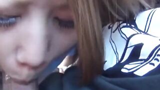 Asian Babe Gives Wild Ride - Camcorder Captures Hot Sex In The Back Seat