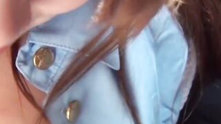 Asian Babe Gives Wild Ride - Camcorder Captures Hot Sex In The Back Seat