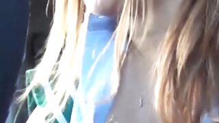 Asian Babe Gives Wild Ride - Camcorder Captures Hot Sex In The Back Seat
