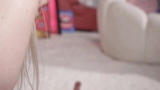 Blond Bombshell's Sex Toys Adventure - Exotic Dancer Masturbates to Orgasm