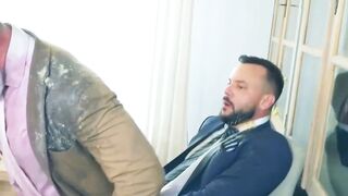 Anal Pounded Hard After Food Fight with Hot Men Adam Franco & Sir Pete