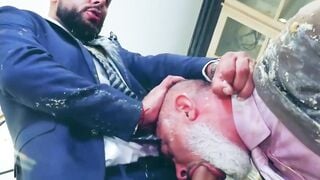 Anal Pounded Hard After Food Fight with Hot Men Adam Franco & Sir Pete
