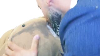 Anal Pounded Hard After Food Fight with Hot Men Adam Franco & Sir Pete