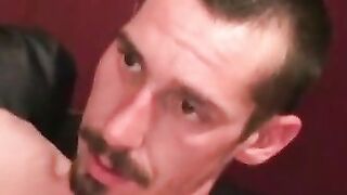 Rugged Stud Smoking & Masturbating Solo Vigorous Action