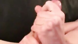 Rugged Stud Smoking & Masturbating Solo Vigorous Action