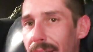 Rugged Stud Smoking & Masturbating Solo Vigorous Action
