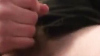 Hairiest Amateur's Intense Jerk-Off Session & Big Load